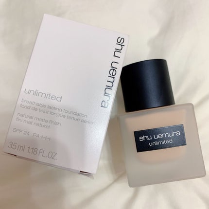 (旧)アンリミテッド ラスティング フルイド/shu uemura/リキッドファンデーションを使ったクチコミ(1枚目)