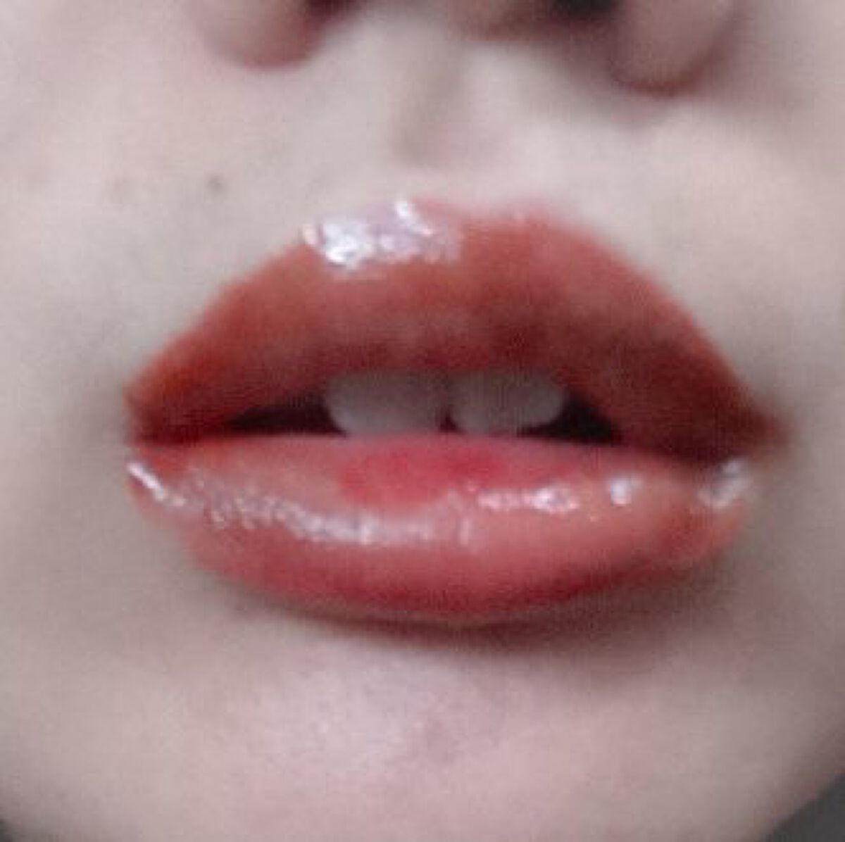 シャインミラーティント O716 ブラッディレッド/COLORKEY/リップティントを使ったクチコミ（3枚目）