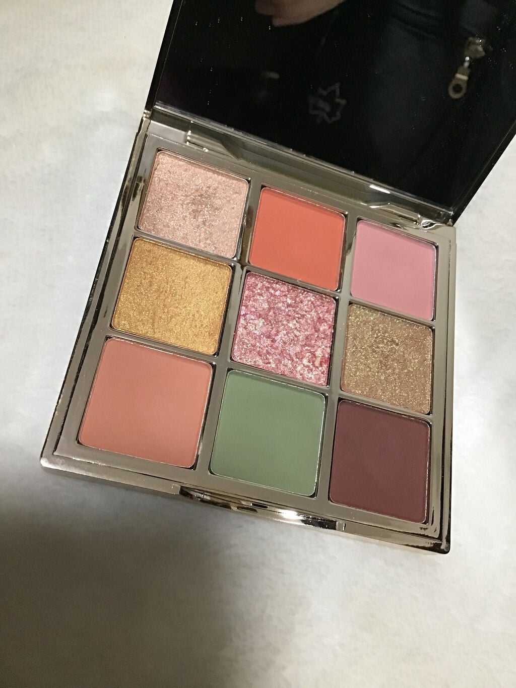 長相思シリーズ 9色アイシャドウパレット/CATKIN/アイシャドウパレットを使ったクチコミ(3枚目)