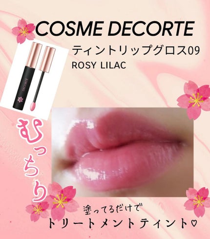 ティント リップグロス/DECORTÉ/リップグロスを使ったクチコミ(1枚目)