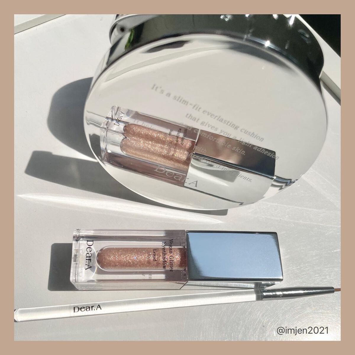 グリッターアイシャドウ/Dear.A/グリッターを使ったクチコミ（2枚目）