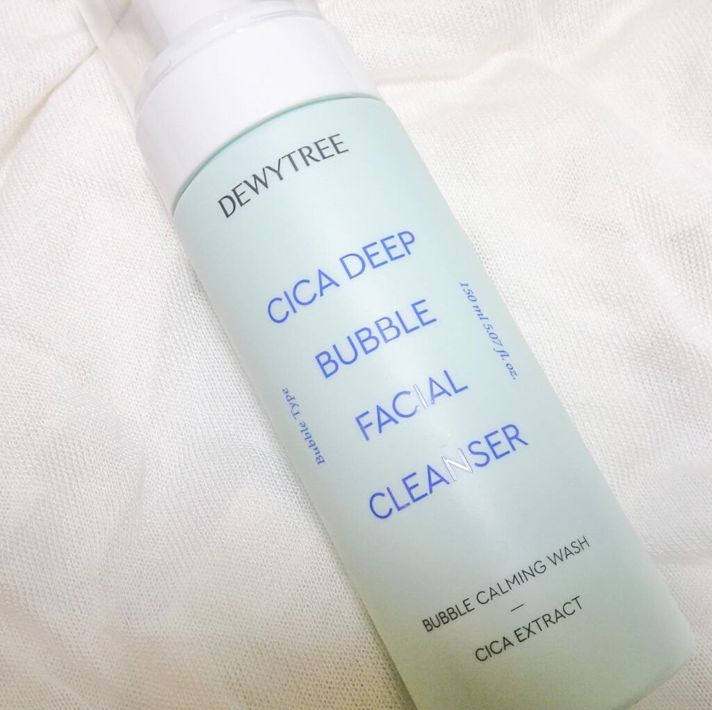 CICAバブルフェイシャルクレンザー /DEWYTREE/洗顔フォームを使ったクチコミ（2枚目）