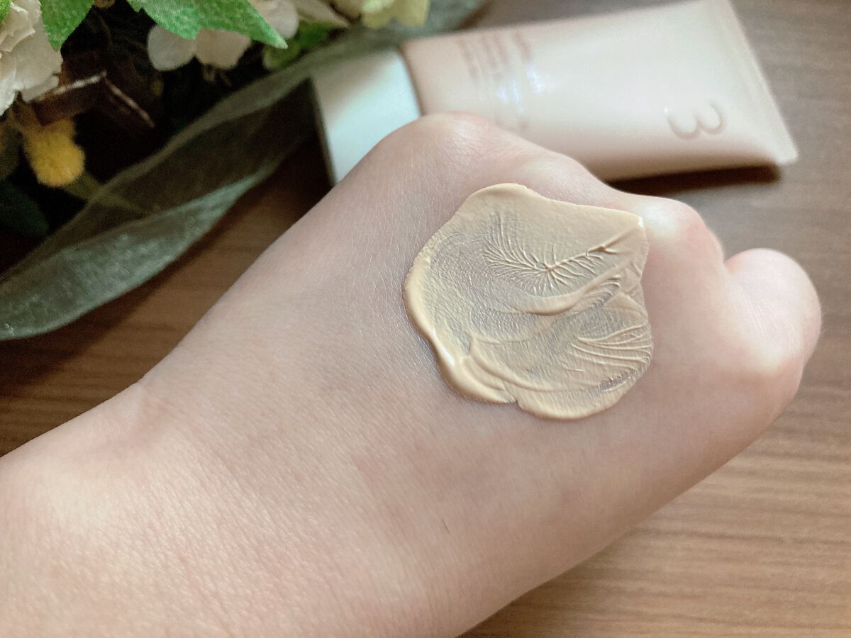 3番 ノーファンデ陶器肌トーンアップクリーム/numbuzin/化粧下地を使ったクチコミ(4枚目)