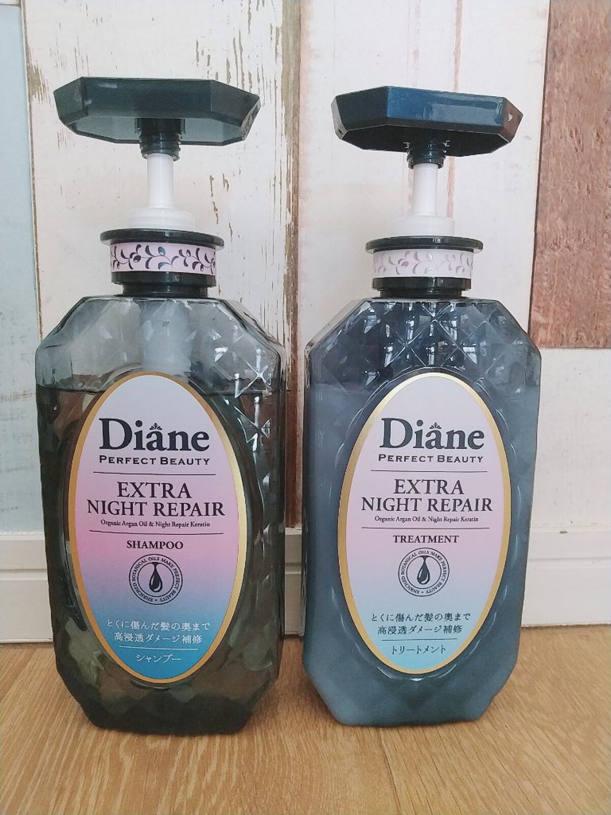 エクストラナイトリペア シャンプー＆トリートメント/ダイアン/市販シャンプーを使ったクチコミ（1枚目）