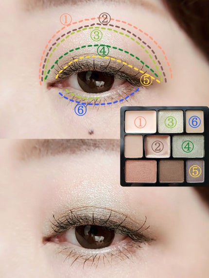 ムードアイシャドウパレット/GENE TOKYO/アイシャドウパレットを使ったクチコミ(3枚目)