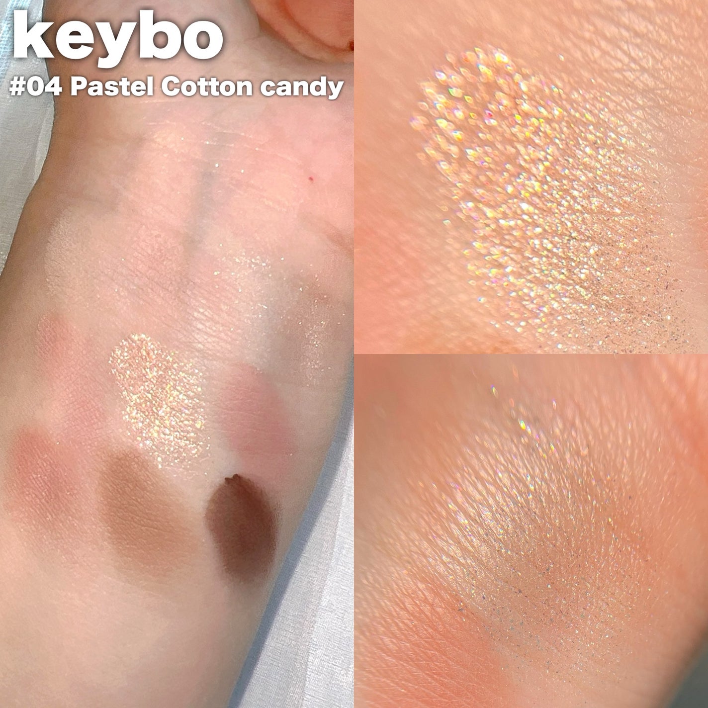 KEYBO FALL IN LOVE SHADOW PALETTE/keybo/アイシャドウパレットを使ったクチコミ(4枚目)