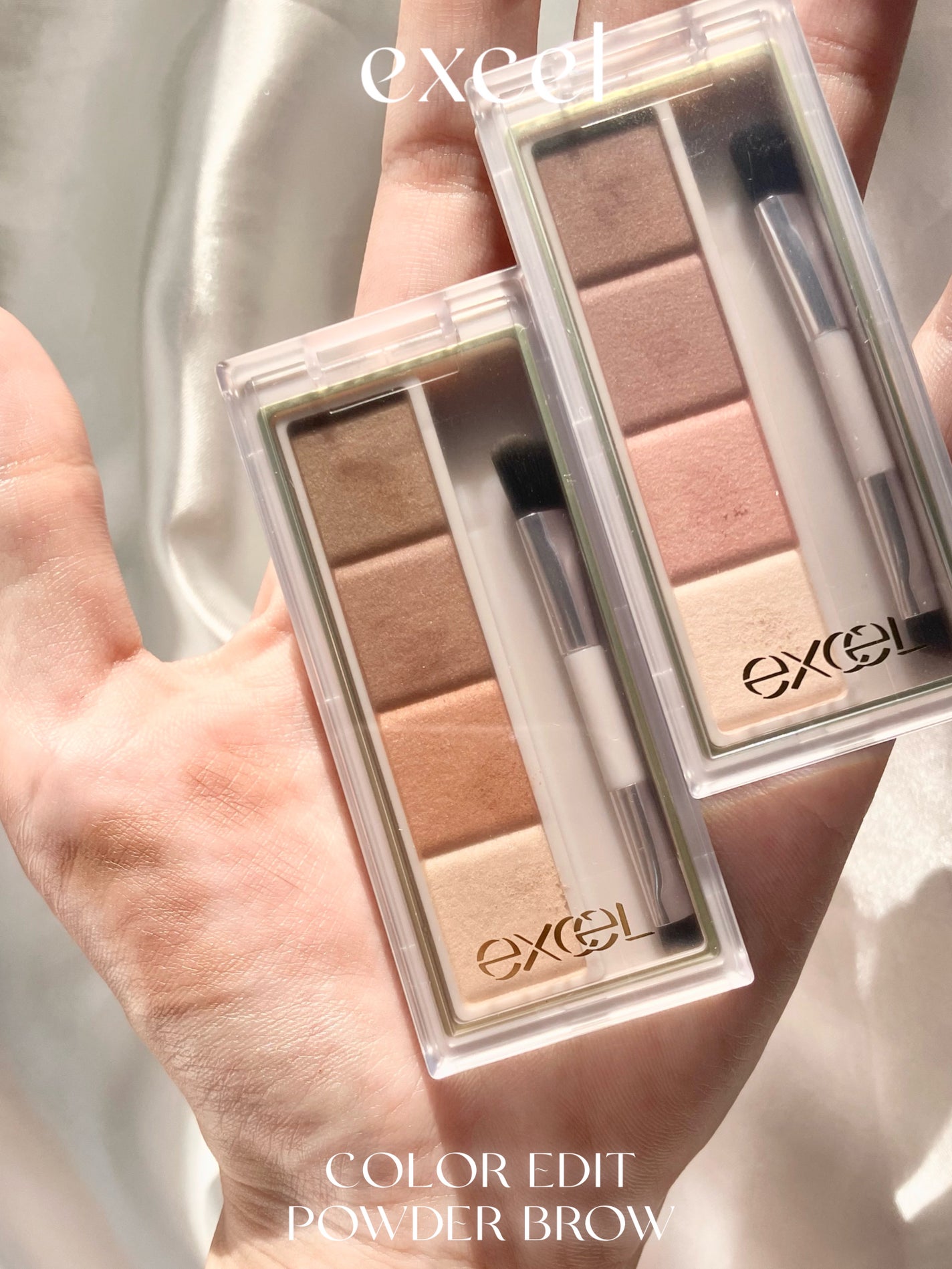 カラーエディットパウダーブロウ/excel/パウダーアイブロウを使ったクチコミ(6枚目)