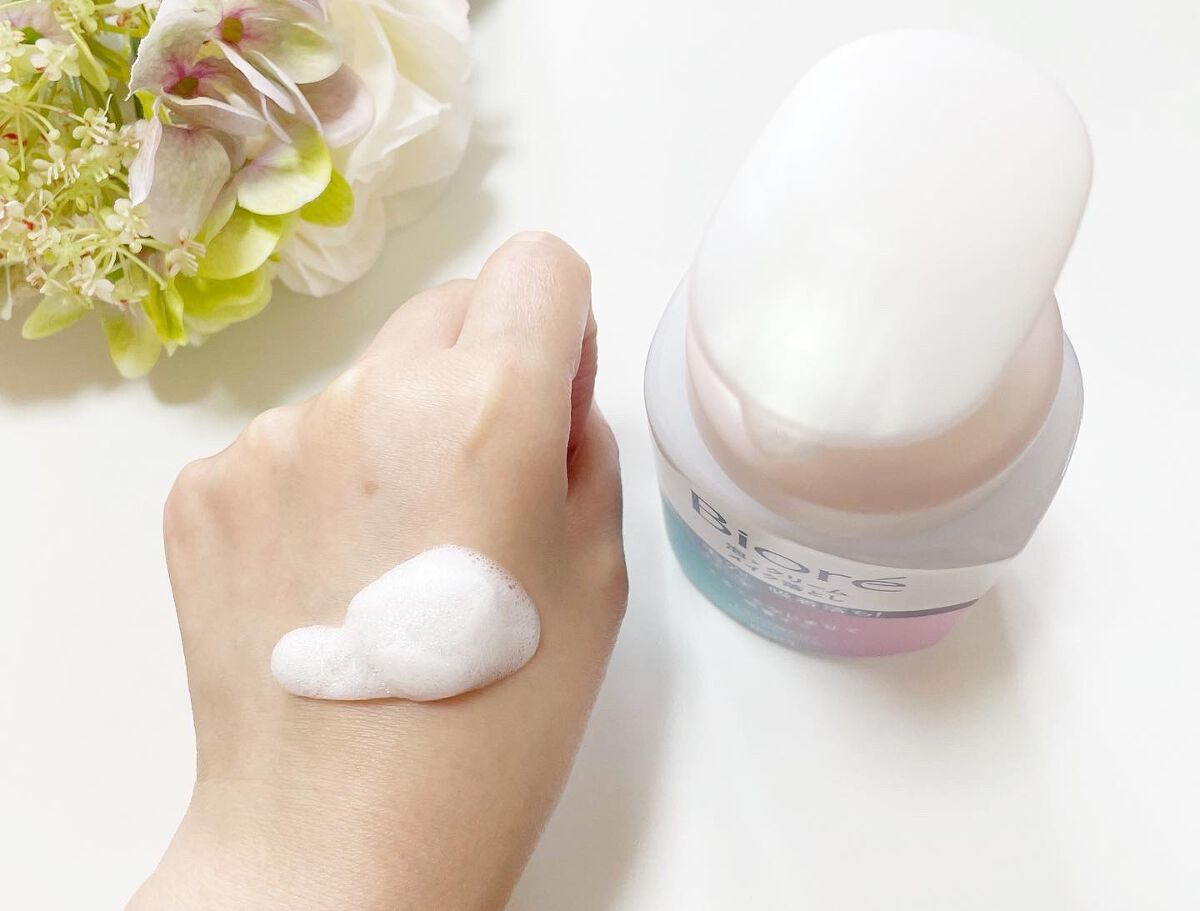 泡クリームメイク落とし/ビオレ/クレンジングクリームを使ったクチコミ（2枚目）