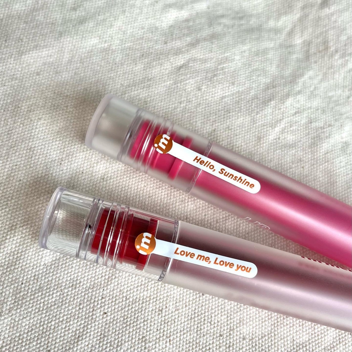 リップシルエットマットベルベットティント/i’m meme/リップティントを使ったクチコミ(2枚目)