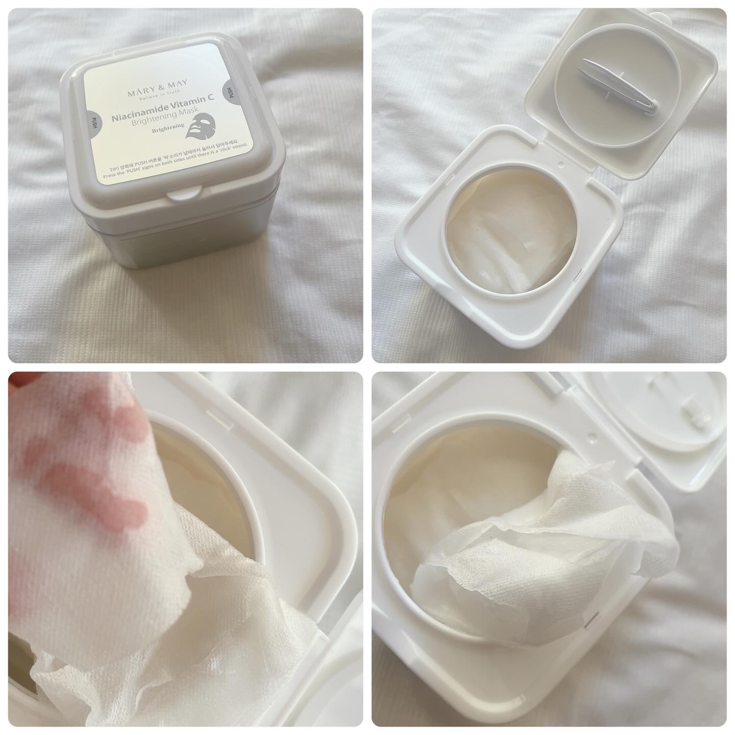 ナイアシンアミドビタミンC ブライトニングマスク/MARY&MAY/シートマスク・パックを使ったクチコミ（3枚目）