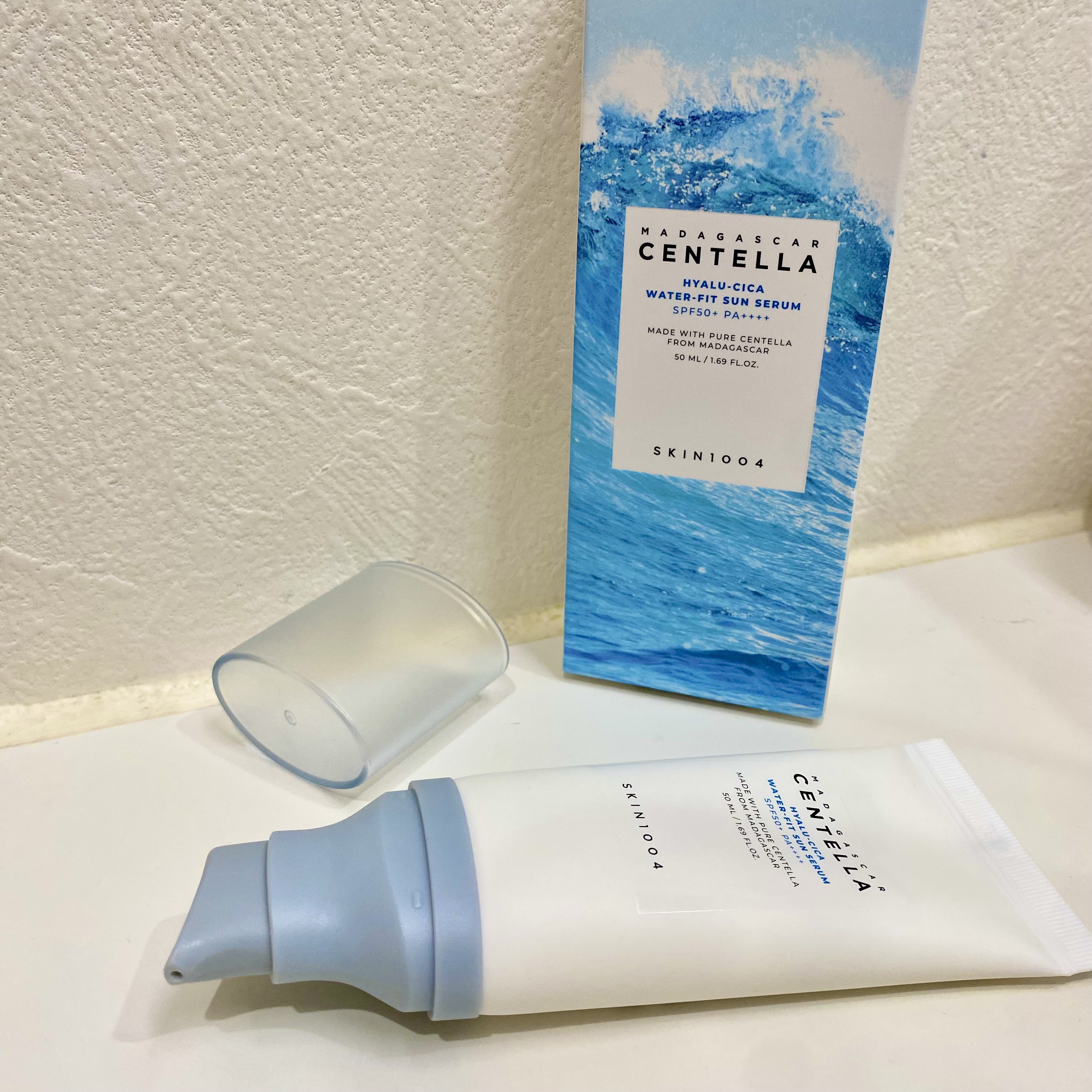 ヒアルーシカ ウォーターフィット サンセラム/SKIN1004/日焼け止めローションを使ったクチコミ（1枚目）