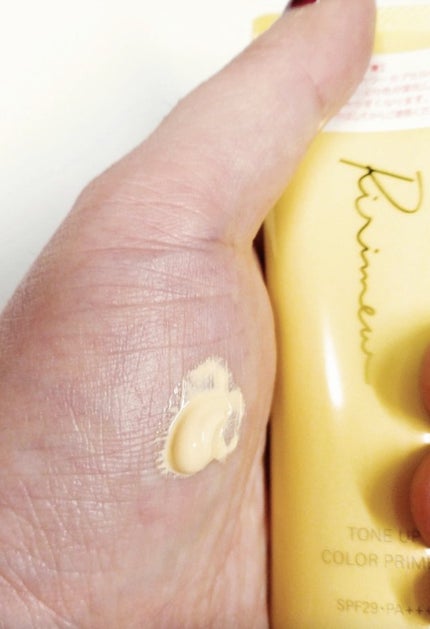 トーンアップカラープライマー /Ririmew/化粧下地を使ったクチコミ(2枚目)