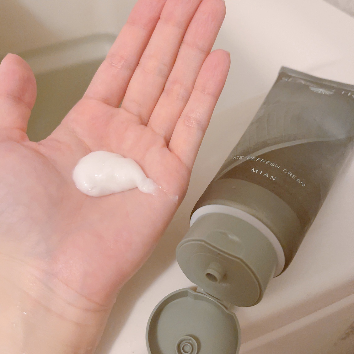 シーズントリップ アイスリフレッシュクリーム/ミアンビューティー/頭皮クレンジングを使ったクチコミ（3枚目）