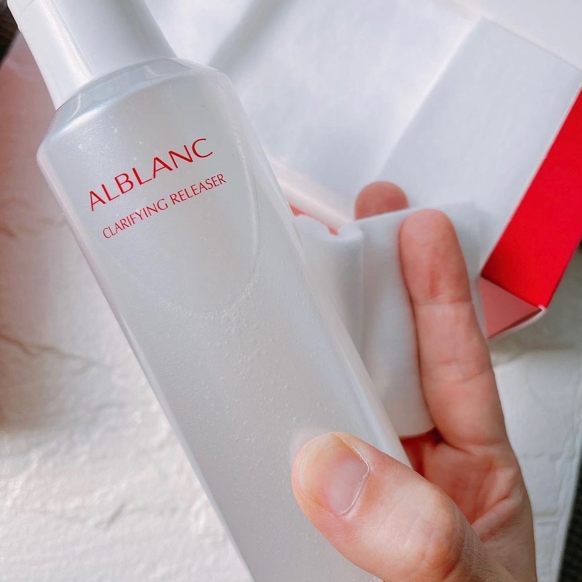 クラリファイイング リリーサー/ALBLANC/クレンジングウォーターを使ったクチコミ(2枚目)