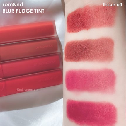 rom&nd ブラーファッジティント/rom&nd/リップティントを使ったクチコミ(7枚目)