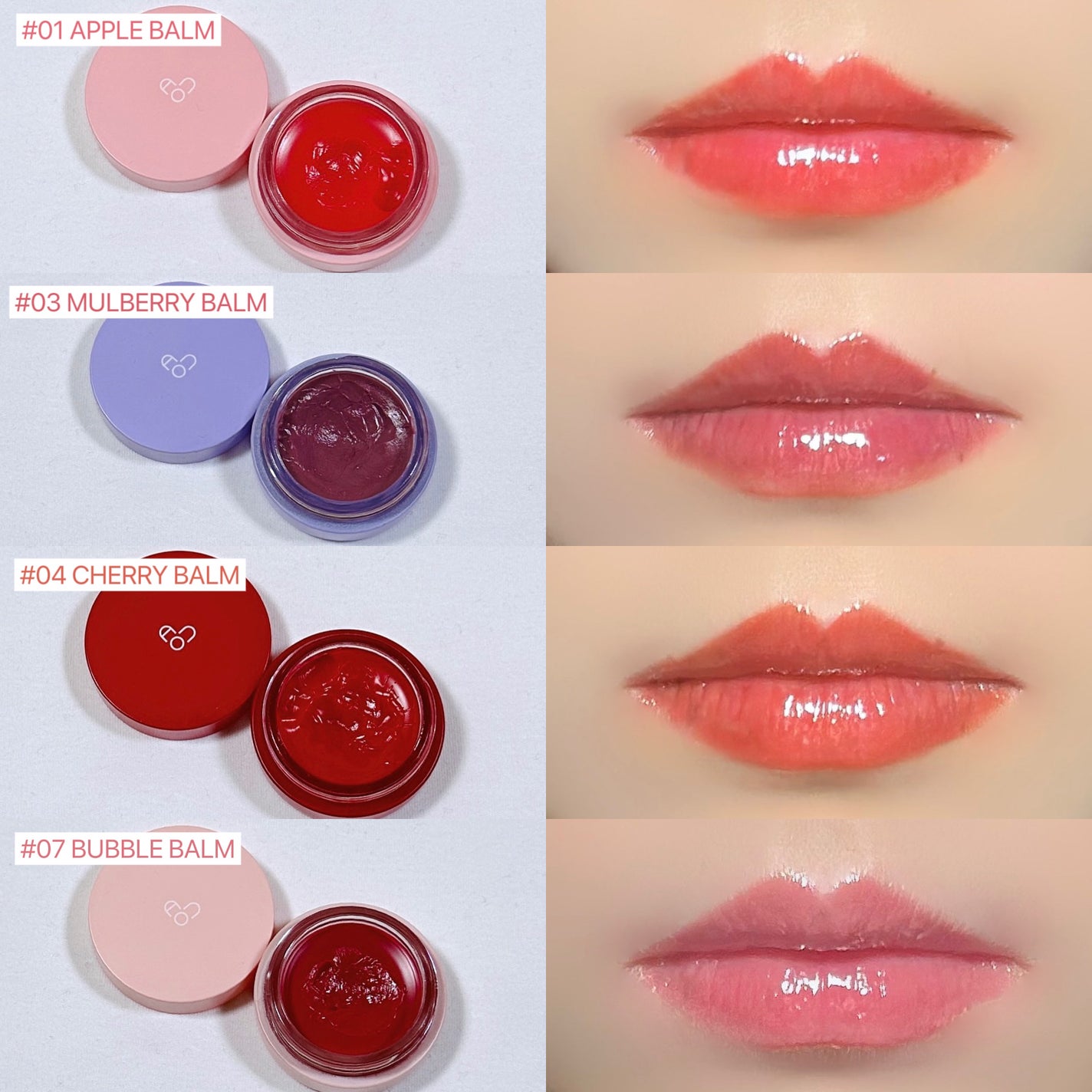 GLOWY TINT BALM/AOU/リップグロスを使ったクチコミ(3枚目)