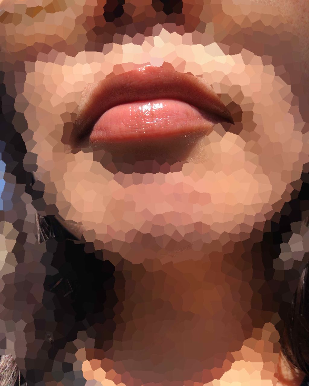 ラスティンググロスリップ/CEZANNE/口紅を使ったクチコミ(3枚目)