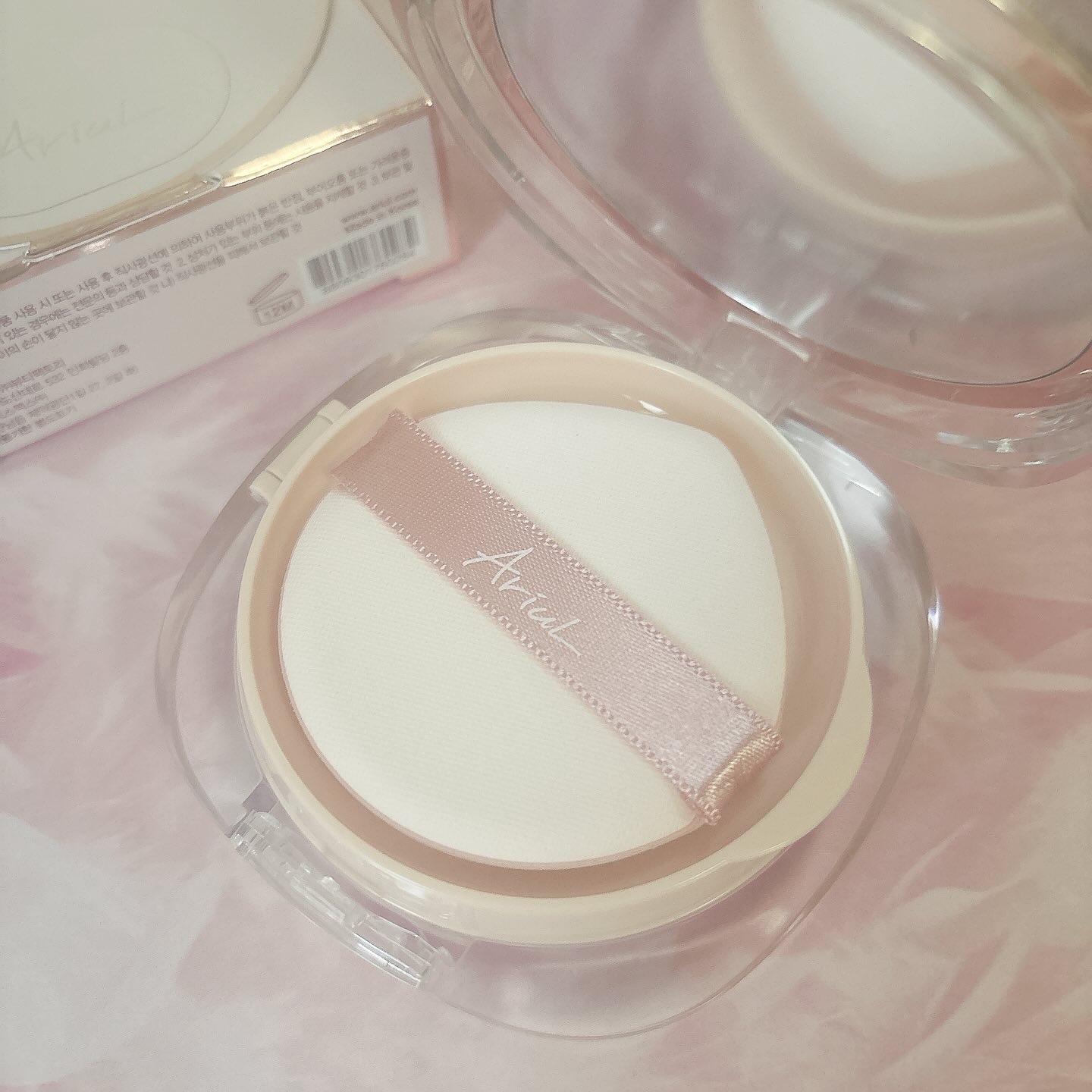 アリウル インクフェザーカバーラスティングクッション/Ariul/クッションファンデーションを使ったクチコミ（2枚目）