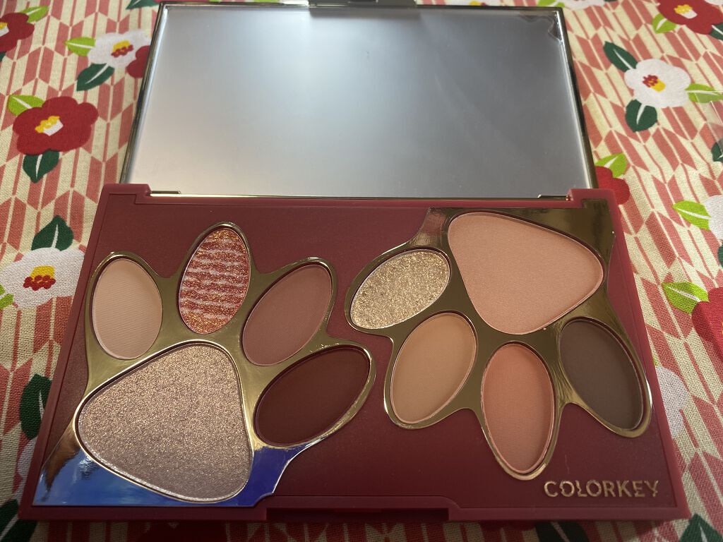 トラ十色アイシャドウパレット/COLORKEY/アイシャドウパレットを使ったクチコミ（3枚目）