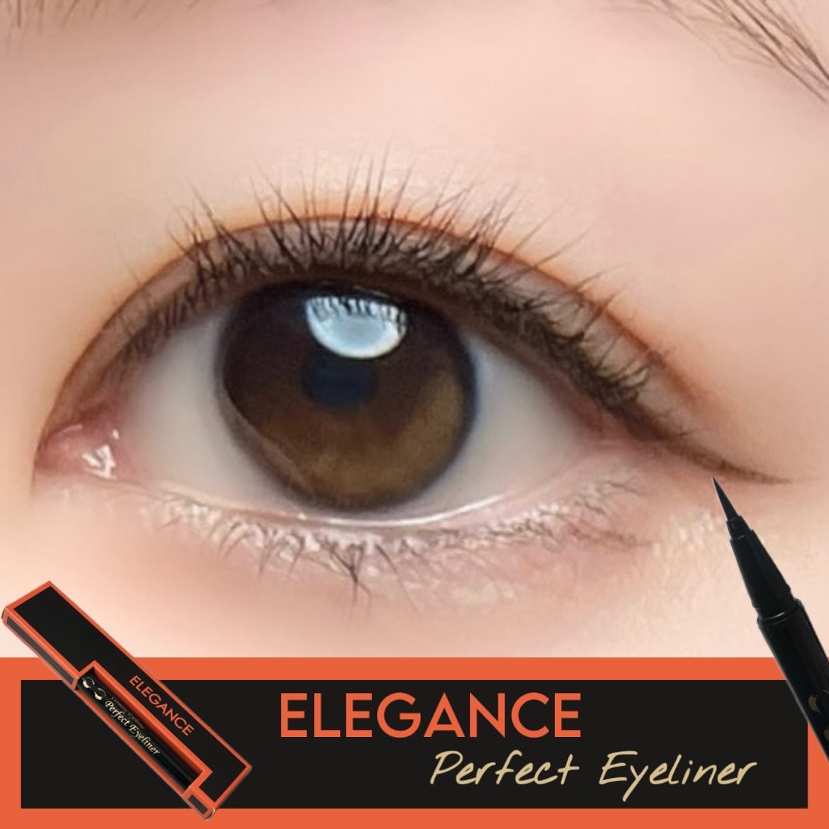パーフェクトアイライナー/エレガンス/リキッドアイブロウを使ったクチコミ（1枚目）