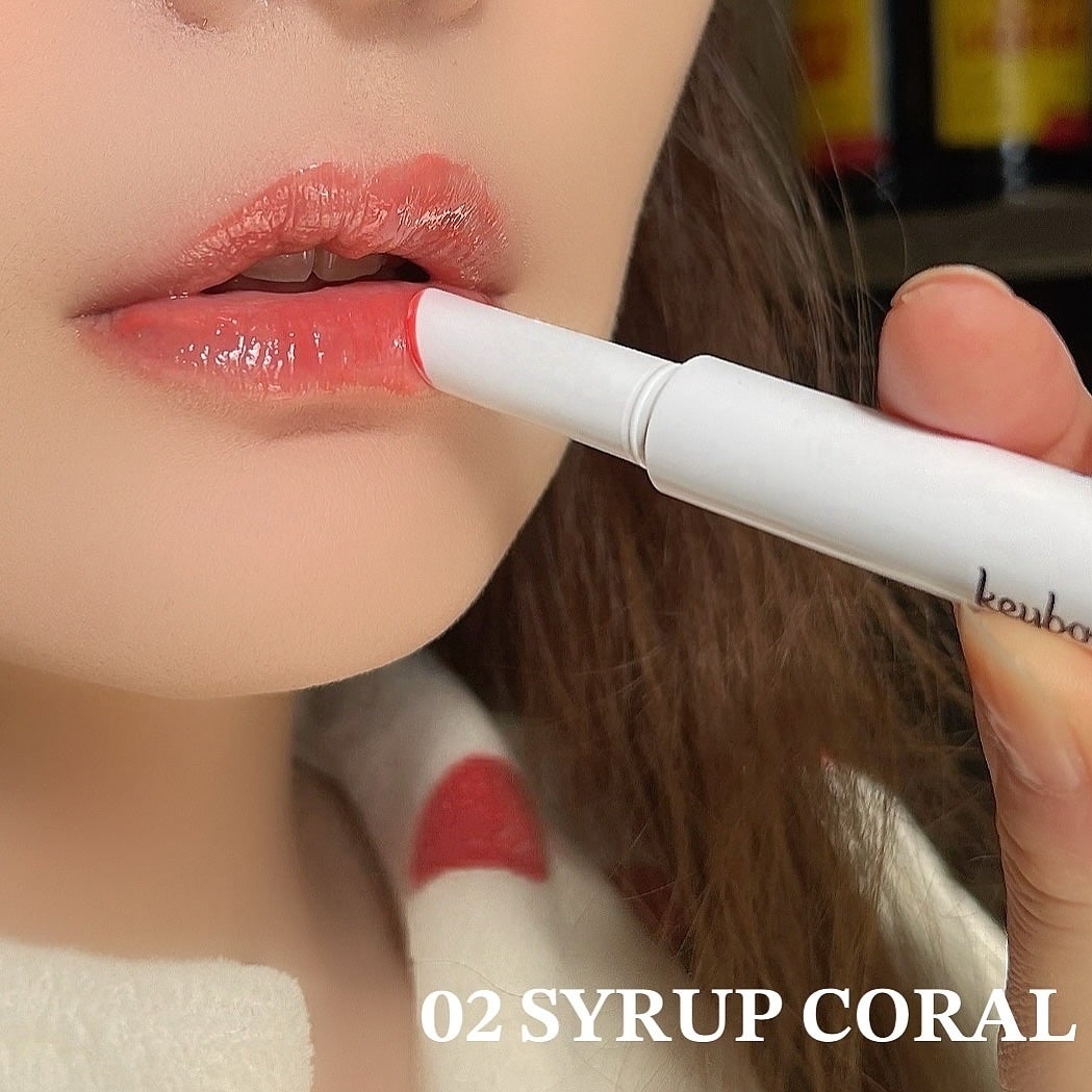 MELTING CHANGE PLUMPING BALM/keybo/口紅を使ったクチコミ(4枚目)