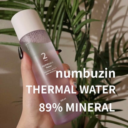 2番 温泉水89%ミネラルトナー/numbuzin/化粧水を使ったクチコミ(1枚目)