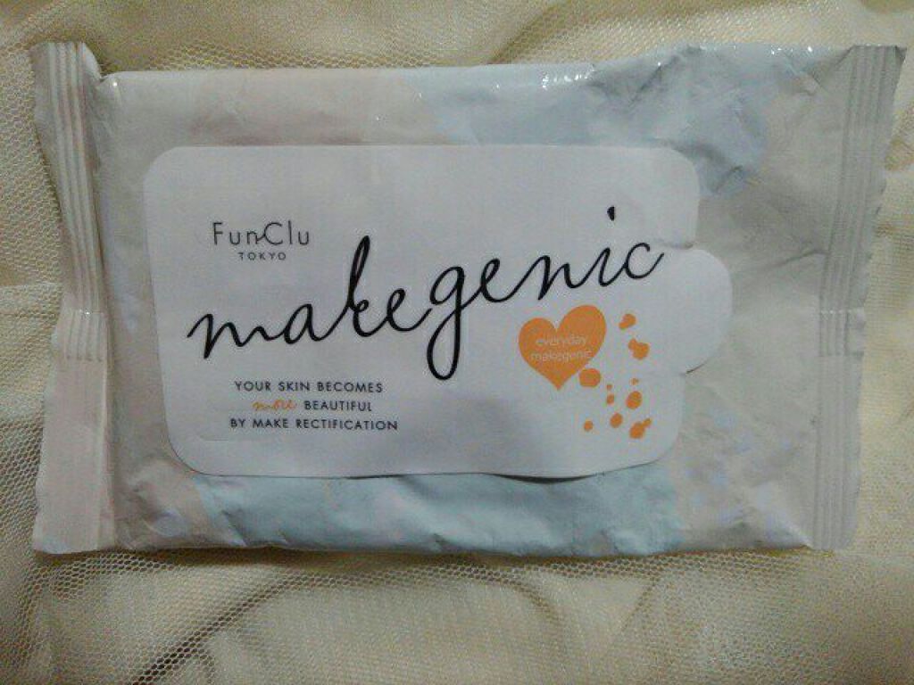 メイク直し用乳液コットンシート (ボタニカルホワイト)/makegenic(メイクジェニック)/フェイスシートを使ったクチコミ（1枚目）