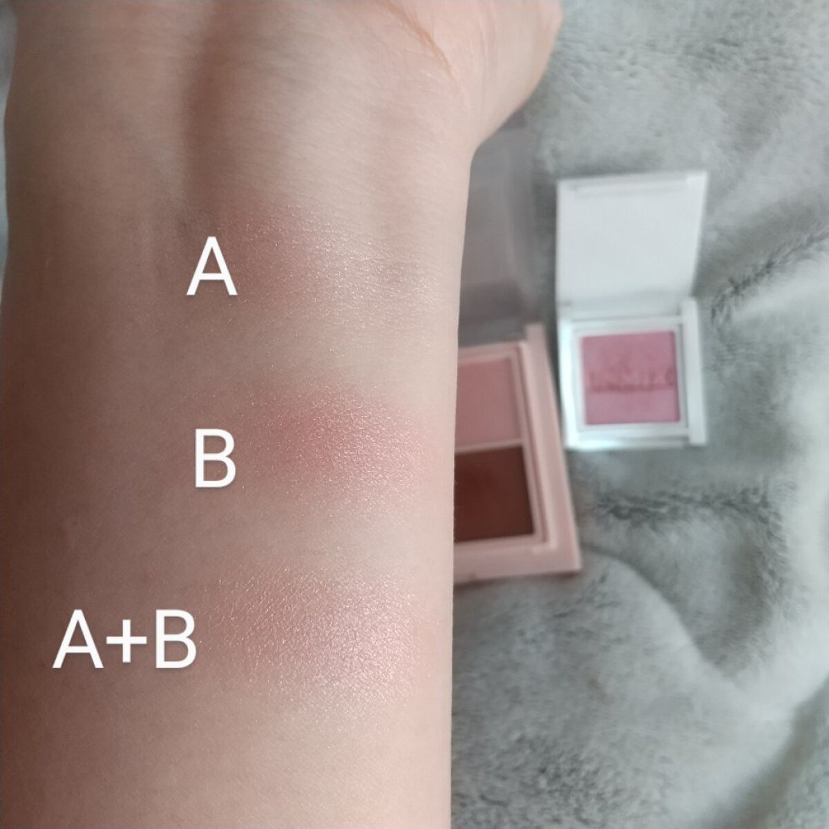 アイリッドニュアンス/UNMIX/単色アイシャドウを使ったクチコミ（2枚目）