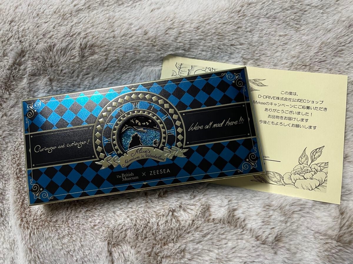 アリスドリームランドシリーズ 12色アイシャドウパレット(ZEESEA×大英博物館)/ZEESEA/アイシャドウパレットを使ったクチコミ(2枚目)