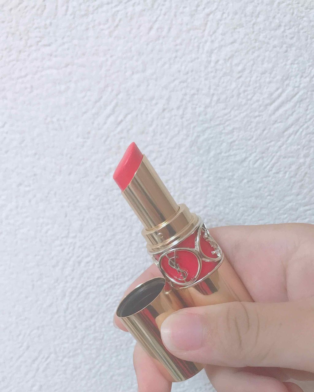 ルージュ ヴォリュプテ シャイン/YVES SAINT LAURENT BEAUTE/口紅を使ったクチコミ（1枚目）