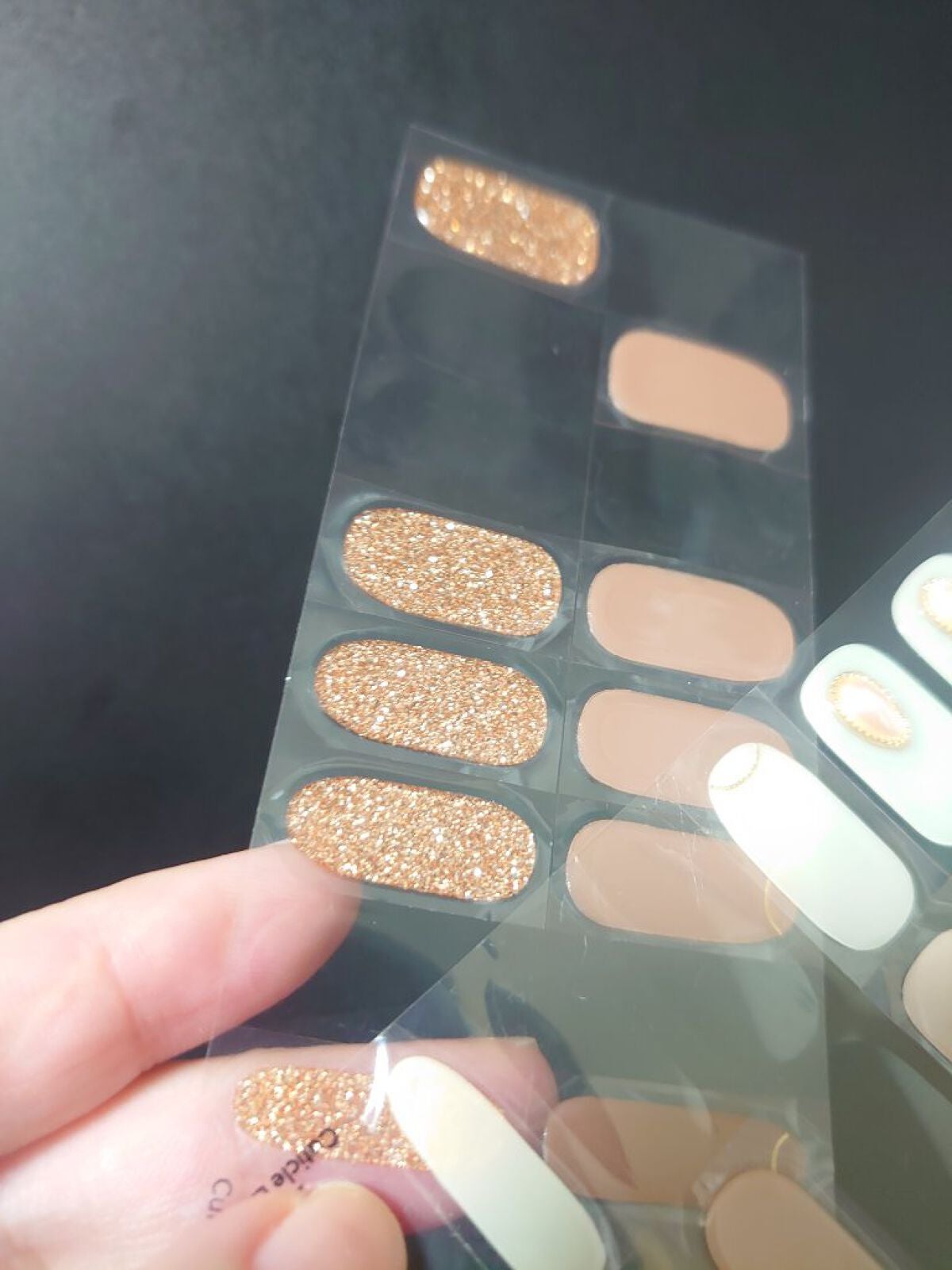 セミキュアジェルネイル(ハンド)/ohora/ネイルシールを使ったクチコミ(3枚目)