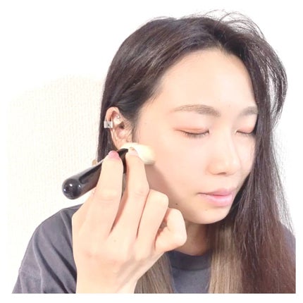 マルチファンデーションブラシ/ブリリアージュ/メイクブラシを使ったクチコミ(3枚目)