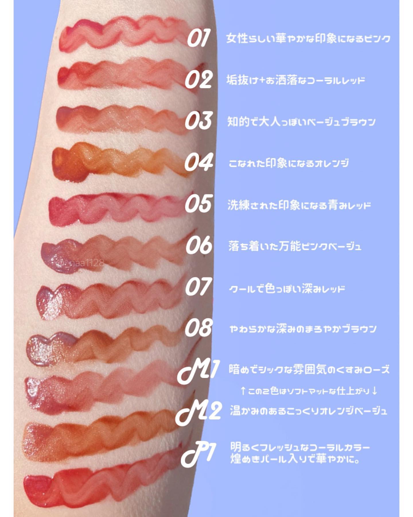 ウォータリーティントリップ マット/CEZANNE/リップティントを使ったクチコミ（3枚目）