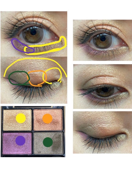 デザイニング カラー アイズ/SUQQU/アイシャドウパレットを使ったクチコミ(2枚目)