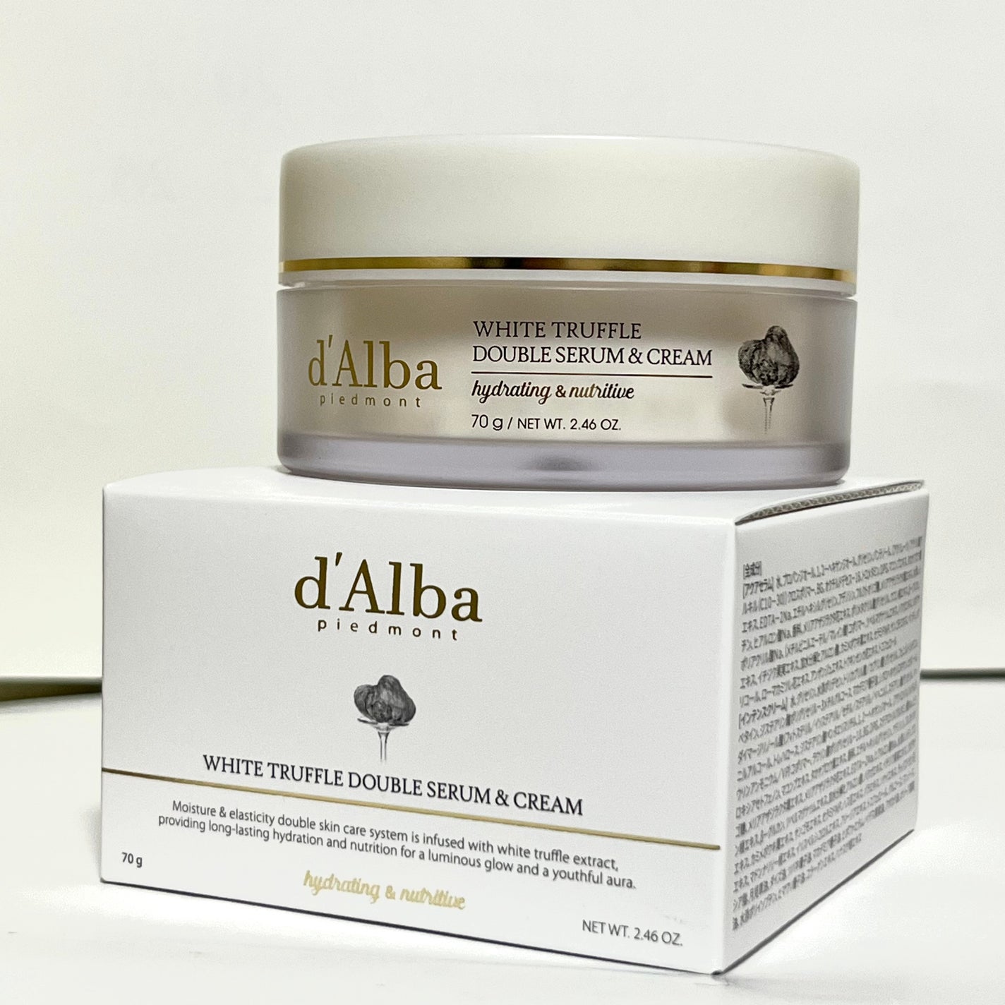 ホワイトトリュフダブルセラムアンドクリーム/ダルバ/フェイスクリームを使ったクチコミ(5枚目)