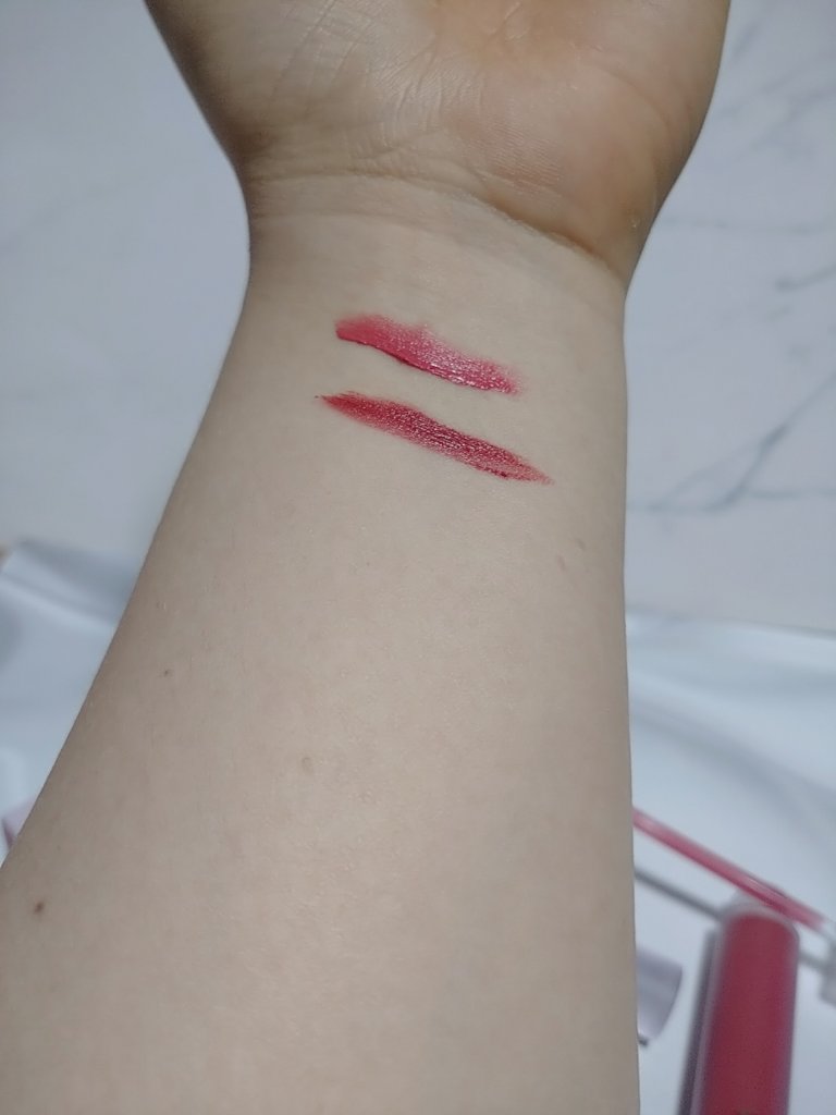 ソフトブラーティント/mude./リップティントを使ったクチコミ（2枚目）