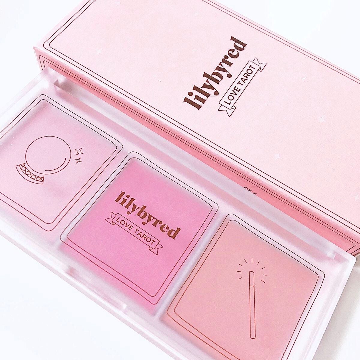 LOVE TAROT BLUSHER PALETTET/lilybyred/パウダーチークを使ったクチコミ(1枚目)