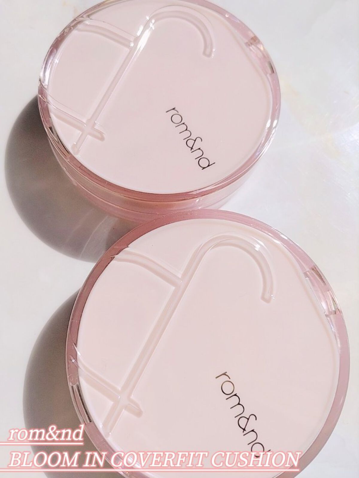 ブルームインカバーフィットクッション/rom&nd/クッションファンデーションを使ったクチコミ（2枚目）