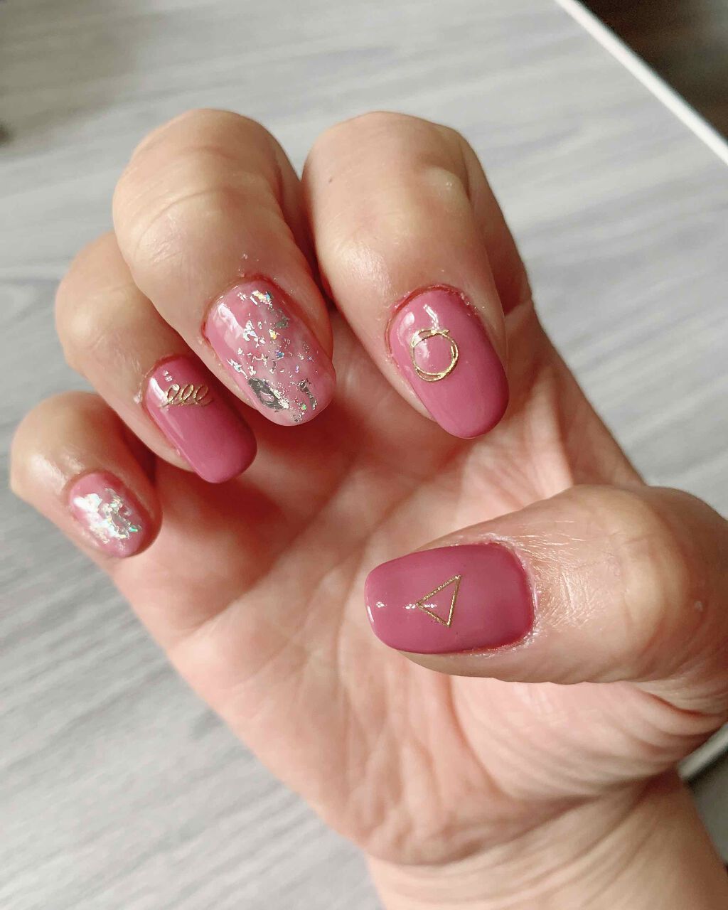 ジェルネイル(ライト対応)/セリア/ジェルネイルを使ったクチコミ(1枚目)