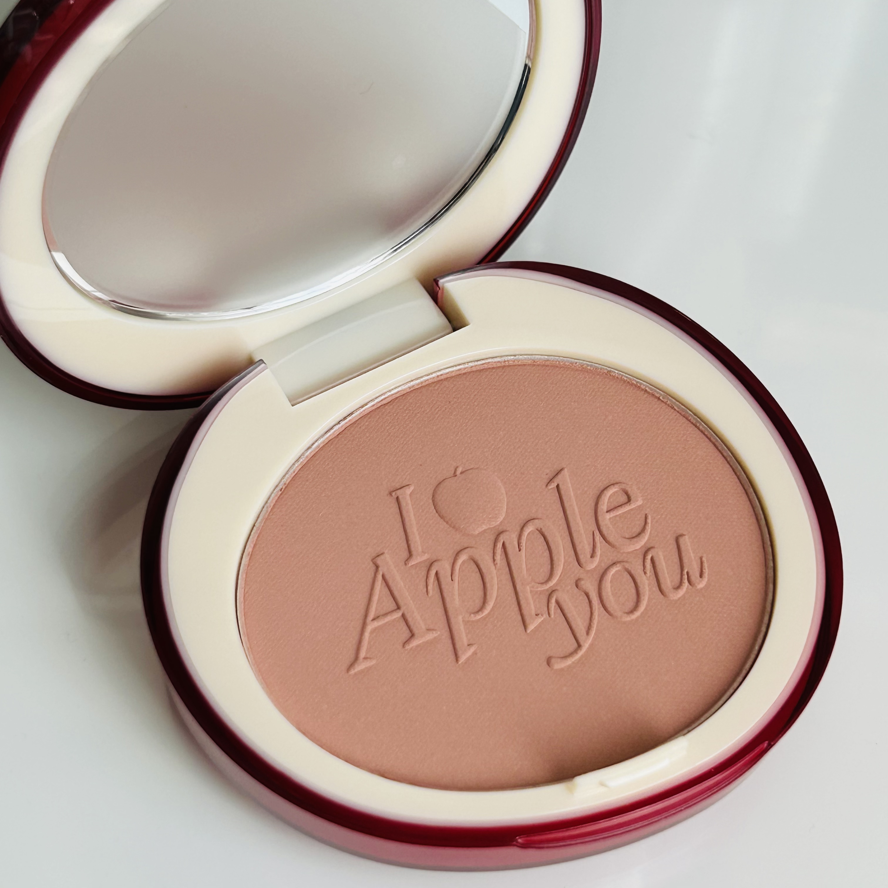 APPLE YOU ニュアンスグロウパウダー/Joocyee/パウダーチークを使ったクチコミ（2枚目）