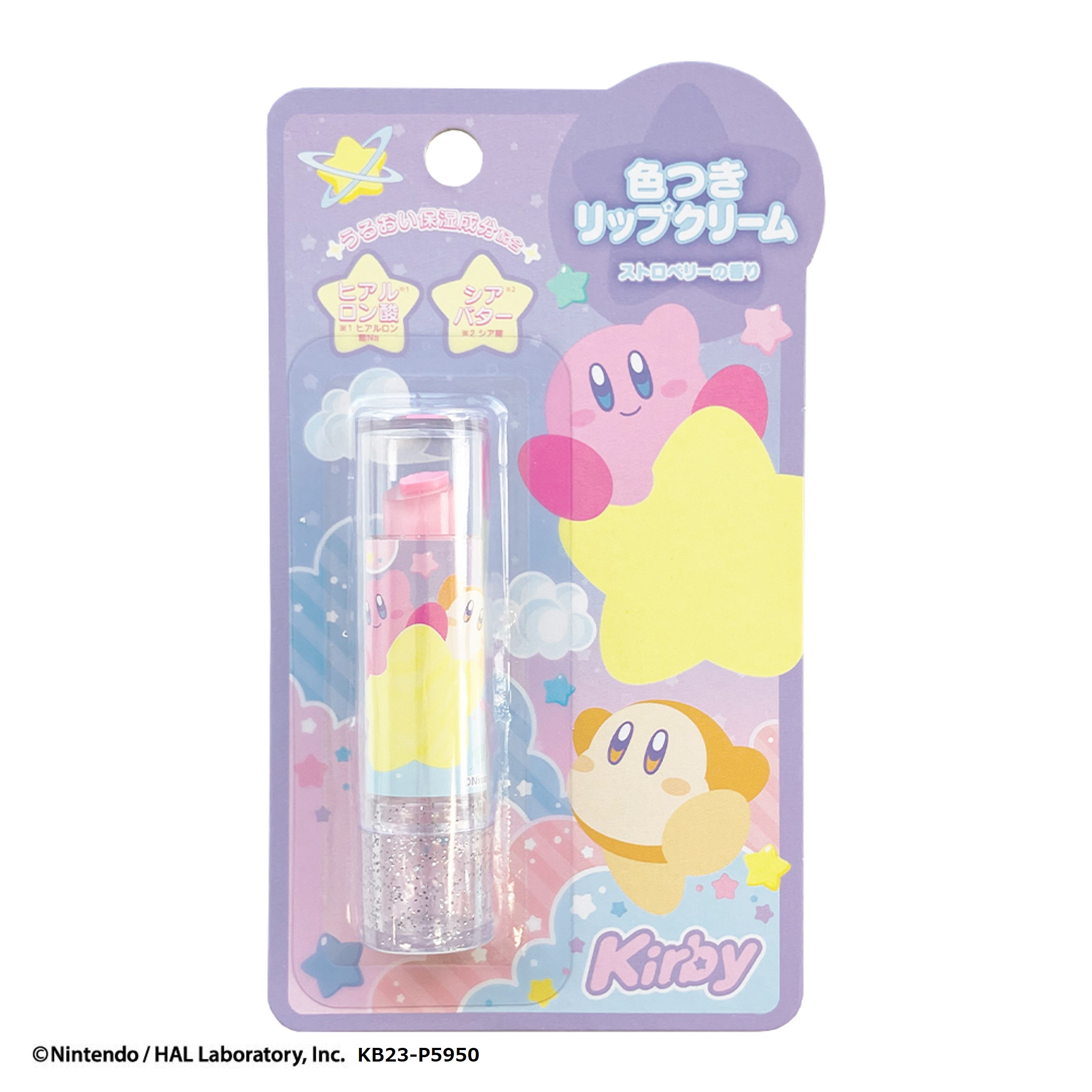 色付きリップクリーム（ピンク） 星のカービィ