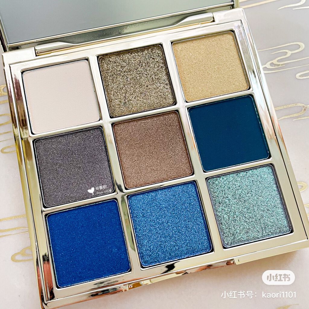 長相思シリーズ 9色アイシャドウパレット/CATKIN/アイシャドウパレットを使ったクチコミ(3枚目)