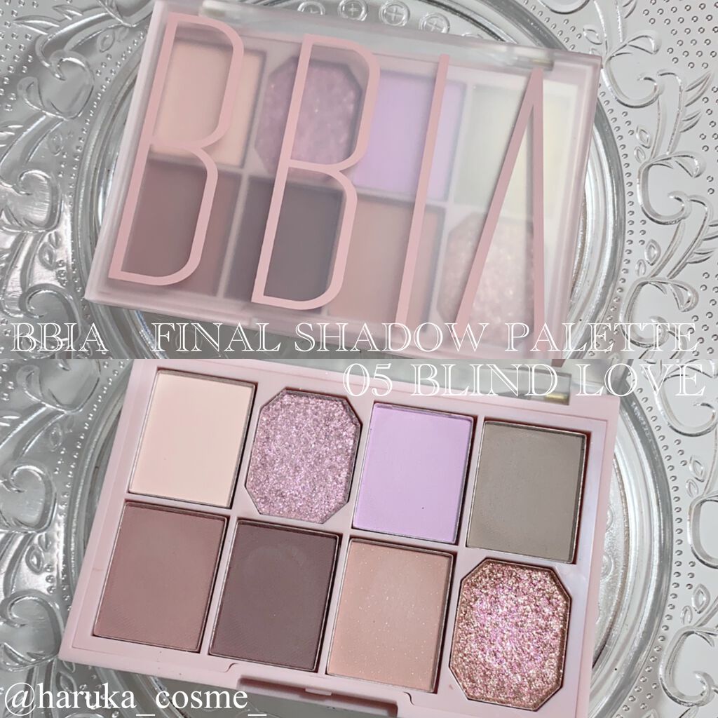 ファイナルシャドウパレット4/BBIA/アイシャドウパレットを使ったクチコミ(1枚目)