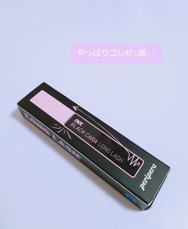 インク ブラック カラ 01 LONG LASH CURLING/PERIPERA/マスカラを使ったクチコミ（1枚目）