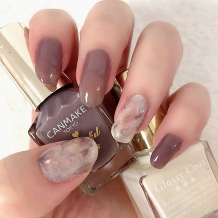 グロッシーコート/スキューズミー/オールインワンネイルを使ったクチコミ(1枚目)