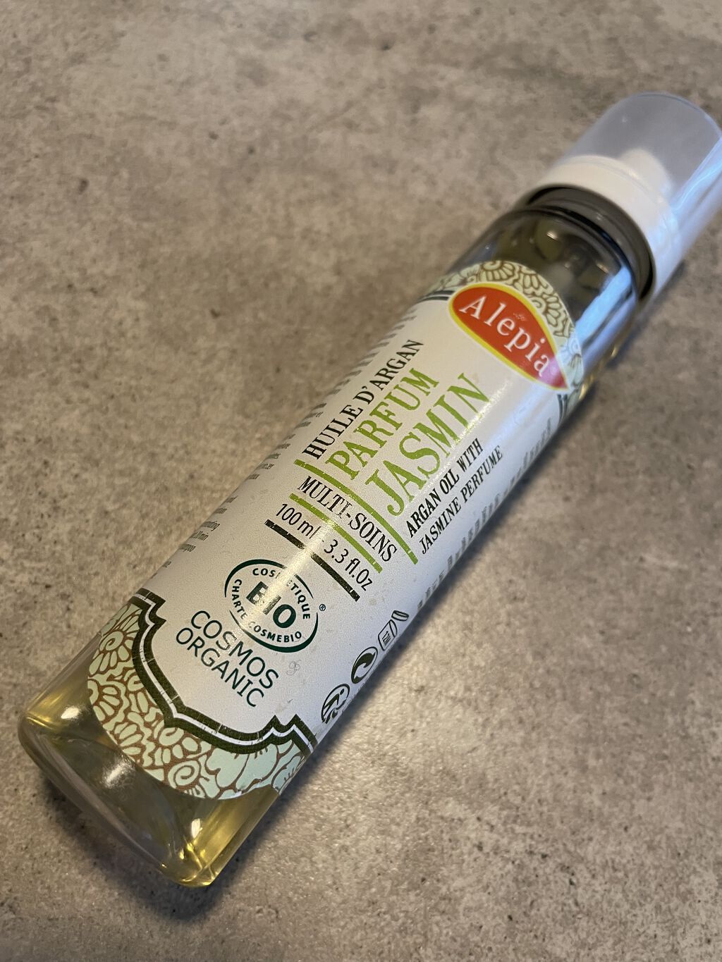 ボディオイルAJ オーガニックアラガンオイル　/Alepia/ボディオイルを使ったクチコミ（1枚目）