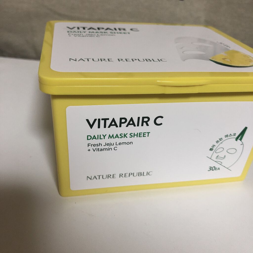 ビタペアCデイリーシートマスク/ネイチャーリパブリック/シートマスク・パックを使ったクチコミ（1枚目）