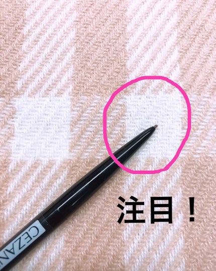 超細芯アイブロウ/CEZANNE/アイブロウペンシルを使ったクチコミ(2枚目)