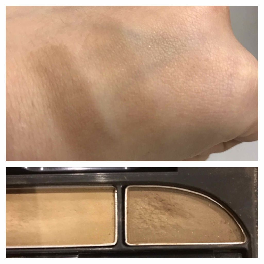 デザイニングアイブロウコンパクト/AUBE/パウダーアイブロウを使ったクチコミ(3枚目)