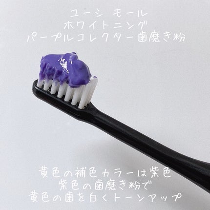 ホワイトパープル歯みがき ピーチフローラルミントの香り/EUTHYMOL/歯磨き粉を使ったクチコミ(2枚目)